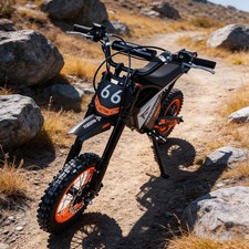 Electric Dirt Bike 3000W Peak Electric Motorcycle 48V 30AH E-MoutainBike 34MPHUn