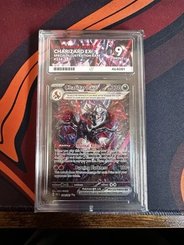 Pokémon TCG Charizard ex 234/091 Paldean Fates Holo SIR ACE 9