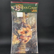 Mail Wraps Magnetic Mailbox Cover Golden Retriever Fits Standard 6.5" X 19" 