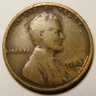 1923 S Lincoln Wheat Cent Penny VG-Details   "Actual Coin Pictured"