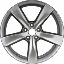 New 18x7.5 Dark Hyper Silver Alloy Rim For 2013 2014 2015 2016 Dodge Dart - 2479