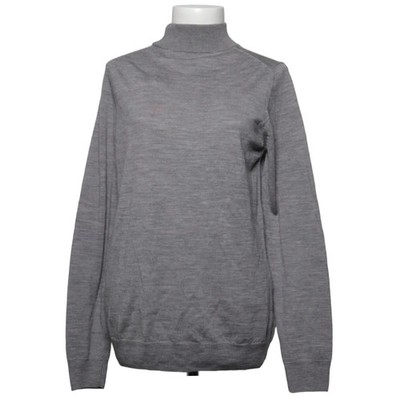 Muji, Rollkragenpullover, Größe: XL, Grau, Baumwolle/Polyester/Wolle #tW3