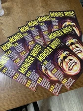 Reseller Lot (10) MONSTER WORLD #5 (KARLOFF/LUGOSI) WARREN Publishing FN Lot