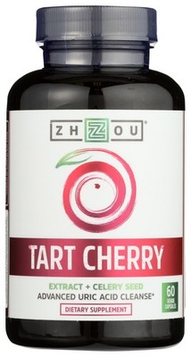 Zhou Nutrition Tart Cherry Extract With Celery Seed 60 Veggie Capsules Ct