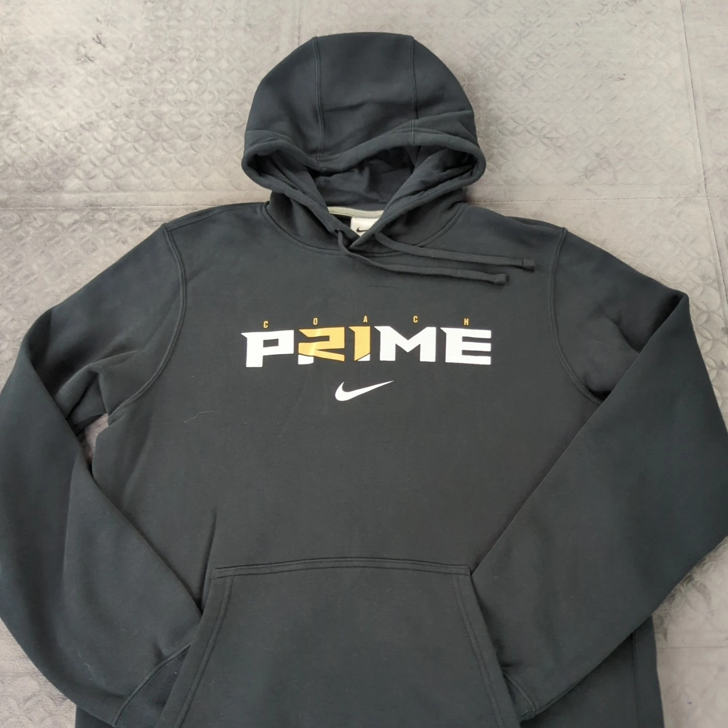 Nike Coach Prime Felpa con Cappuccio Colorado Buffaloes Manica Lunga Nero Uomo Medium