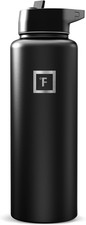 IRON FLASK Camping Hiking Hydration Flask with Straw, Wide Mouth Insulated St