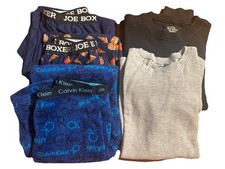 Calvin Klein Joe boxer Boys 14 16 XL Sleep Lounge Pants PJs Shirt Top Lot VGUC