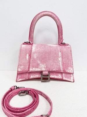 Balenciaga Pre-Owned Authentic Satchel Pink Denim Free Tracked Shipping