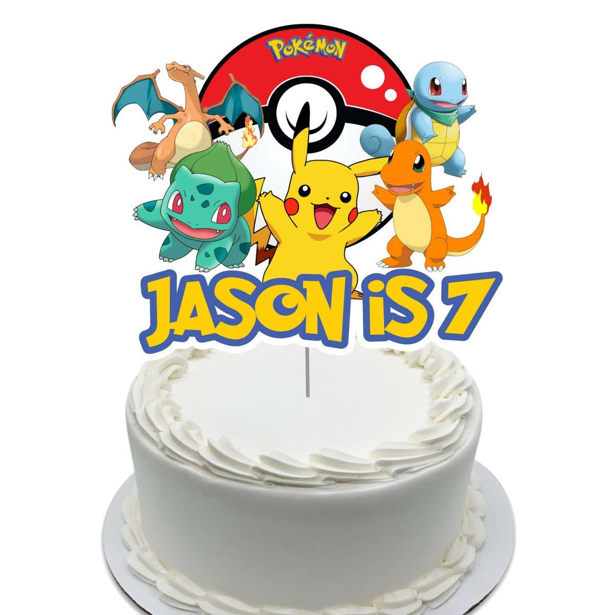 19+ Pokemon Edible Cake Toppers