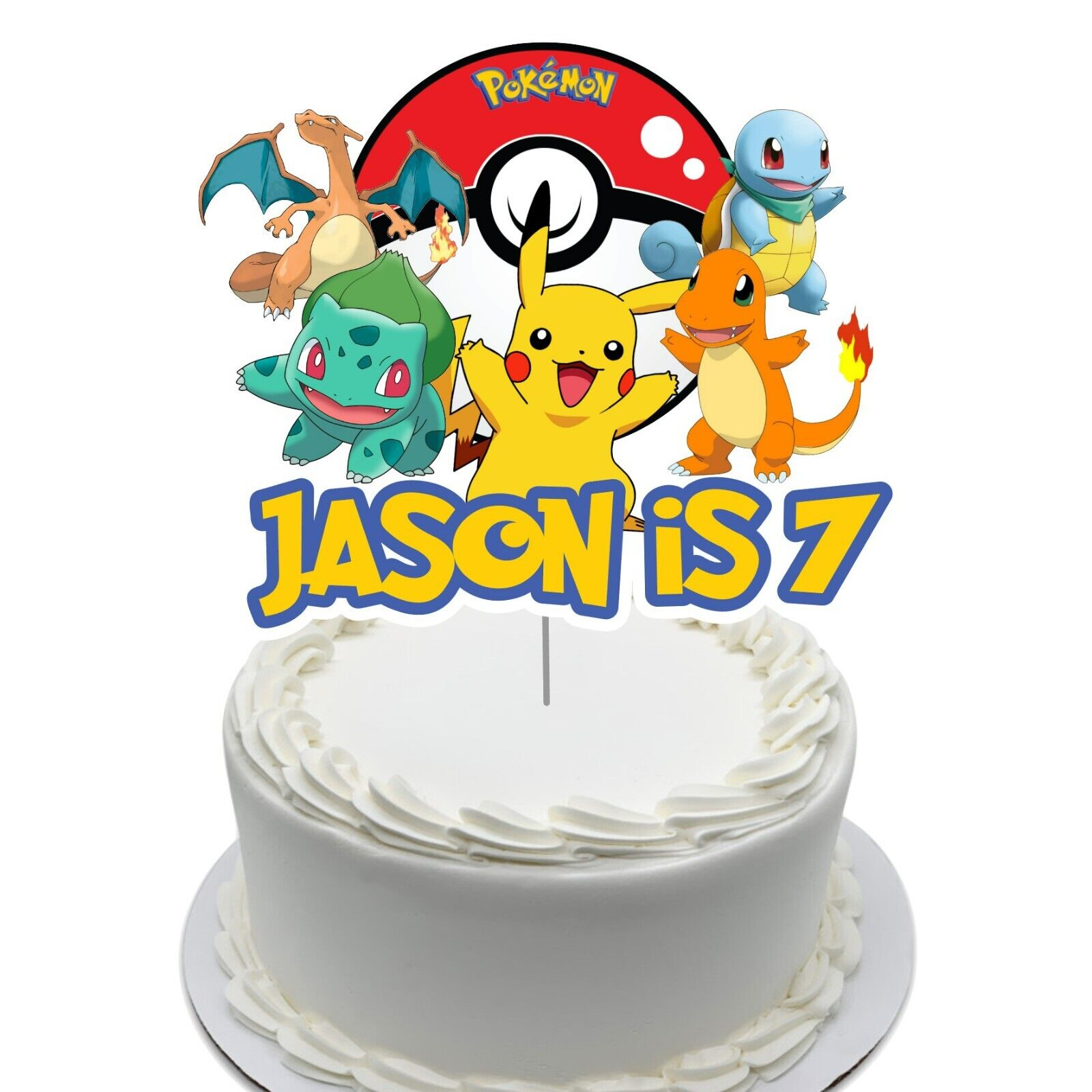 Pokemon Picture Cake