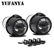 2.5 Hid Bi-xenon Fog Light Projector Lens Kit Hilo Universal H11 Xenon Lamp