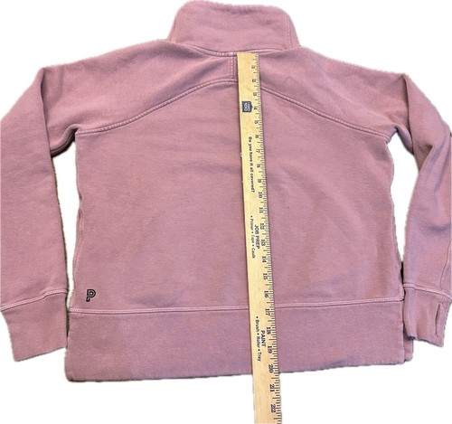 Public Rec Luxe Fleecepullover Relaxed Fit Damen Small Mauve Kuscheltaschen - Bild 3 von 8