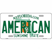 American Florida Metal Sign