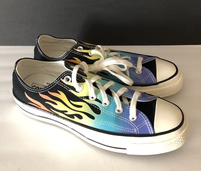 converse multicolor flame