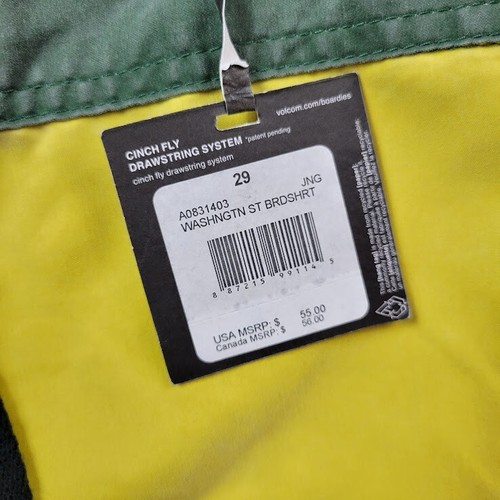 Volcom Board Shorts Mens 29 Washington State Cinch Fly Drawstring System Swim - Picture 8 of 11
