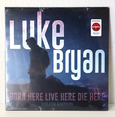 Luke Bryan - Born Here Live Here Die Here 2 LP Blue Vinyl Sealed w/Hype Sticker