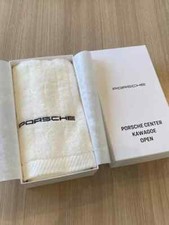 Toalla deportiva Porsche Kawagoe apertura tienda blanca rara Japón sin usar regalo vacaciones
