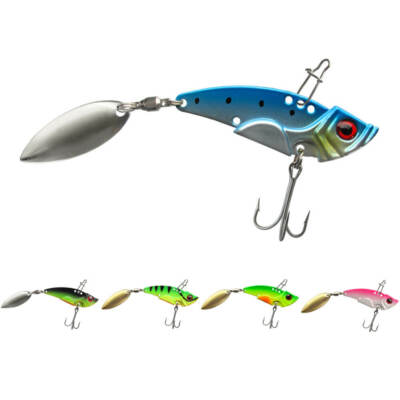 Jenzi Phantom-F Spinner Jig 1 5,5cm 14g Spinner Forelle Döbel Barsch Rapfen