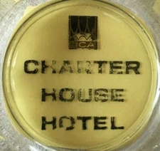 Charter House Hotel Glass Ashtray