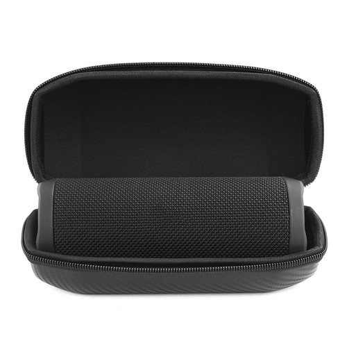 Shockproof Speaker Carbon Fiber Storage Bag Travel Carrying Case For JBL Flip 5 - Picture 6 of 8