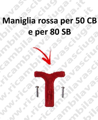 Maniglia Lineare cm. 50 Bianco Antibatterico