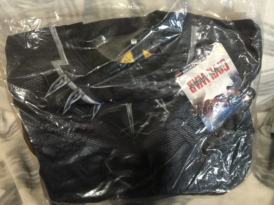 Rubie's Costume Captain America: Civil War Black Panther Child Top and Mask New - Image 2 of 4