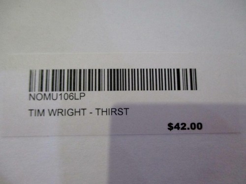 Tim Wright - 'Thirst' 12" Vinyl LP Album Record - Picture 2 of 2