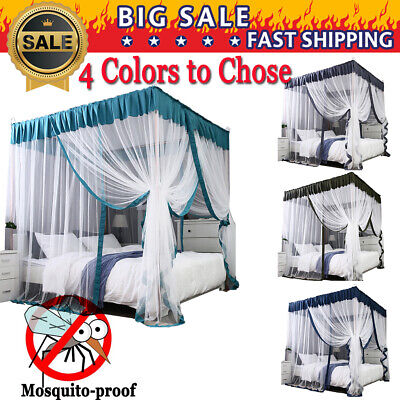 New 4 Corners Post Royal Luxurious Cozy, Curtains For Canopy Bed