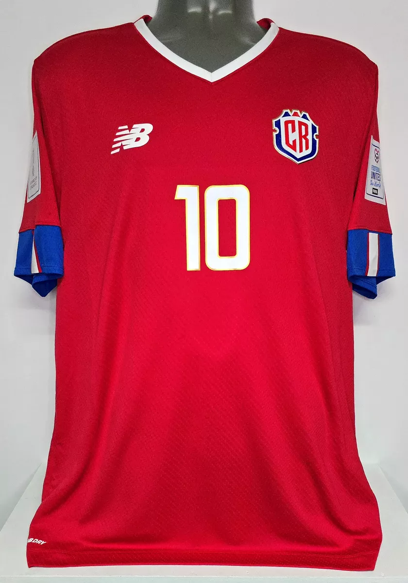 NEW BALANCE COSTA RICA WC2022 BRYAN RUIZ XL ORIGINAL SOCCER JERSEY