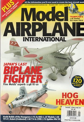 Model Airplane Int Dec 2007 - Hawker Sea Hawk - F-86 Sabre - Spitfire MkVII