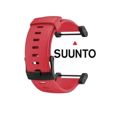New 24mm SUUNTO Core Rubber Strap Red Diver Watch Band PVD Adapter Set R