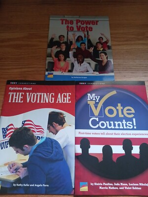 The Power To Vote, The Voting Age, & My Vote Counts | eBay