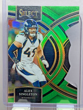 ALEX SINGLETON 2023 SELECT PREMIER LEVEL NEON GREEN DIE CUT /499