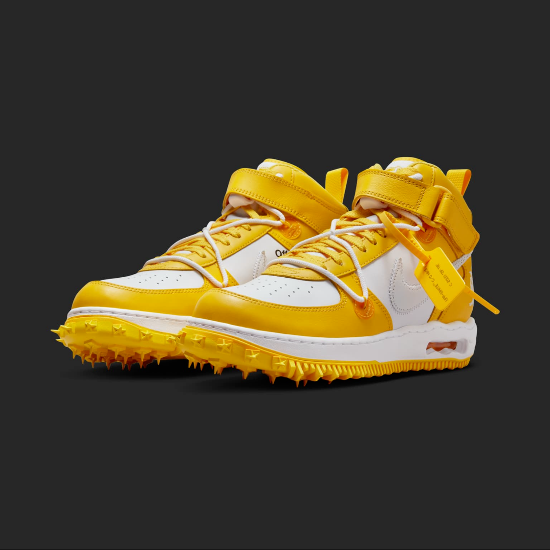 OFF WHITE X NIKE Nike Air Force 1 Mid SP x Off White™ "Varsity Maize". 44.5 (FR) 10.5 (MN US).