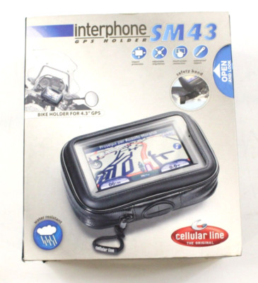 Motorcycle Navigator Mount Cellular Line Interphone GPS Holder SM43 / SMGPS43
