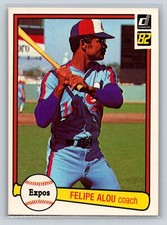 1982 Donruss Felipe Alou #650 Montreal Expos