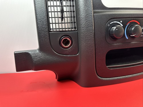 2002-05 Dodge Ram 1500 03-05 2500 3500 Dash Radio Bezel AC Vents Panel Trim BLK - Picture 8 of 24