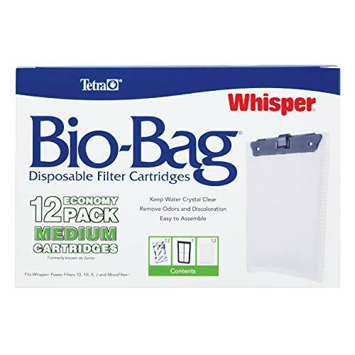 Tetra Whisper Bio-Bag Cartridge Unassembled Medium 24-Pack Fish Tank Aquarium
