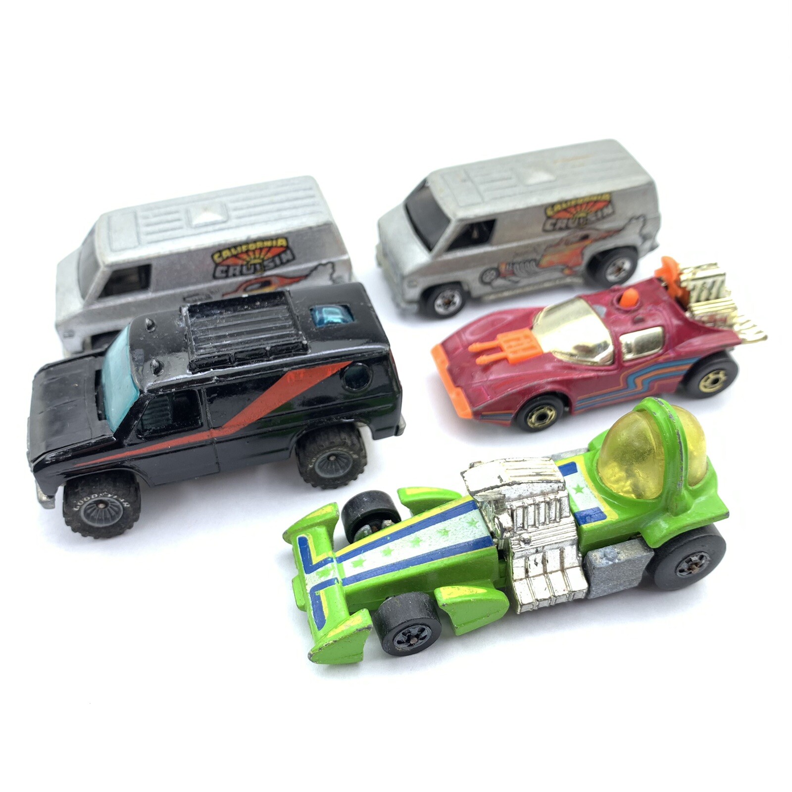 Vintage Hot Wheels California Cruisin Bubble Gunner A Team Science Friction  | eBay