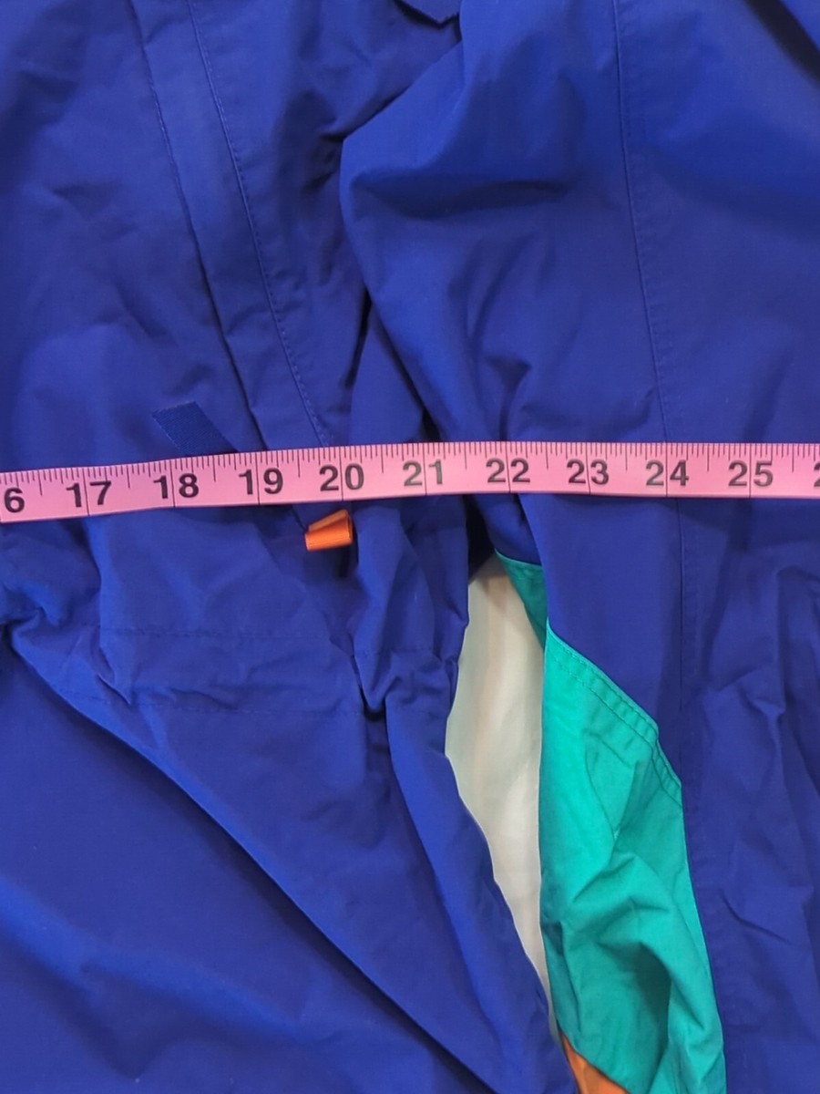 Patagonia Anorak Vintage 1990's Pullover Jacket Large Blue/Orange