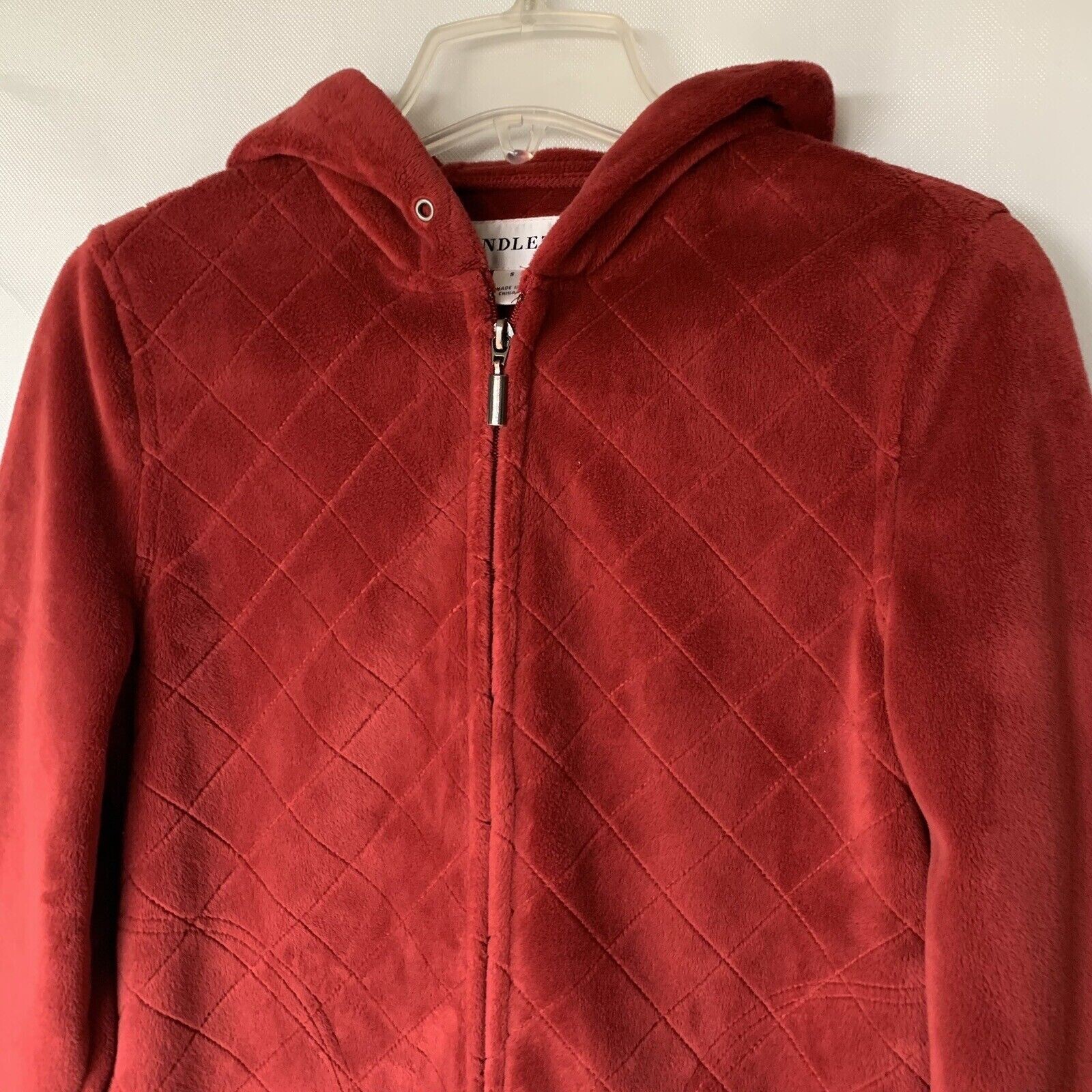 Pendleton Woman's Maroon Full Zip Long Sleeve Fle… - image 2