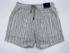  65 Vintage Summer Men's Compression Lined Volley Swim Shorts -Green-Small-New