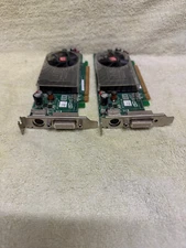 Lot of 2 ATI Radeon 2400 XT B276 Video Graphics Cards  ATI-102-B27602(B)