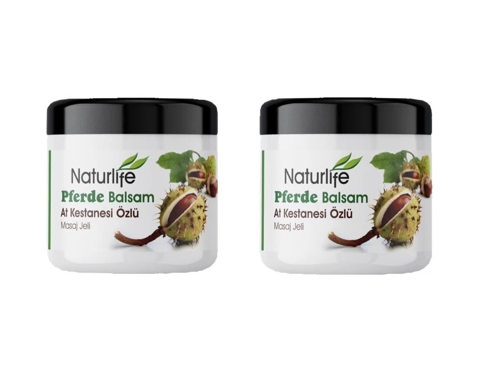 NATURLIFE 2x Pferdebalsam Pferdesalbe Wärmegel Massagegel Sportgel Therapiegel Wärmesalbe