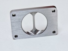 T6 Divided Turbo Inlet Adapter Flange To 3.0 Exhaust Tubing Transition 12 T6 Divided Turbo Inlet Adapter Flange To 3.0 Exhaust Tubing Transition 12