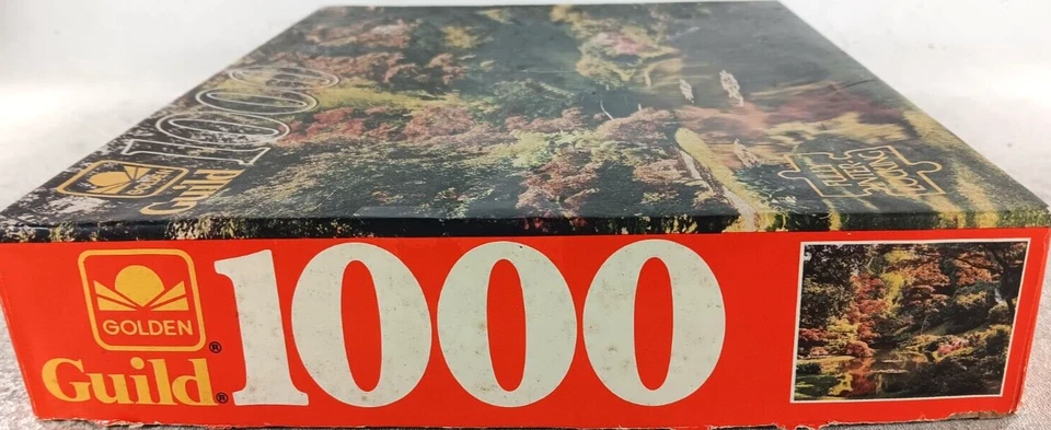 Rompecabezas de 1000 piezas de jardín floral leñoso gremio vintage Foto 2 de 3