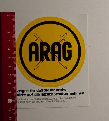 Aufkleber/Sticker: ARAG Rechtsschutz (07031767)