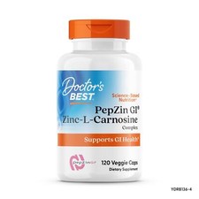 Doctor's Best PepZinGi Zinc-L-Carnosine Complex 120 Veggie Capsules GI Support