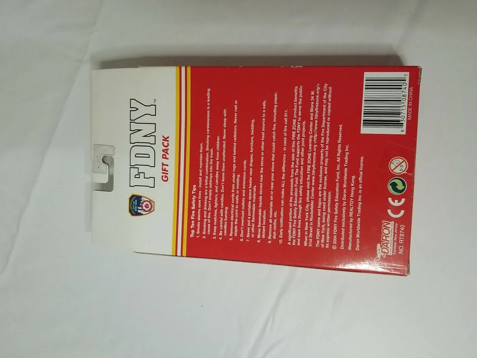 JUEGO REGALO REALTOY FDNY 10 PIEZAS | RT8740 Foto 2 de 4