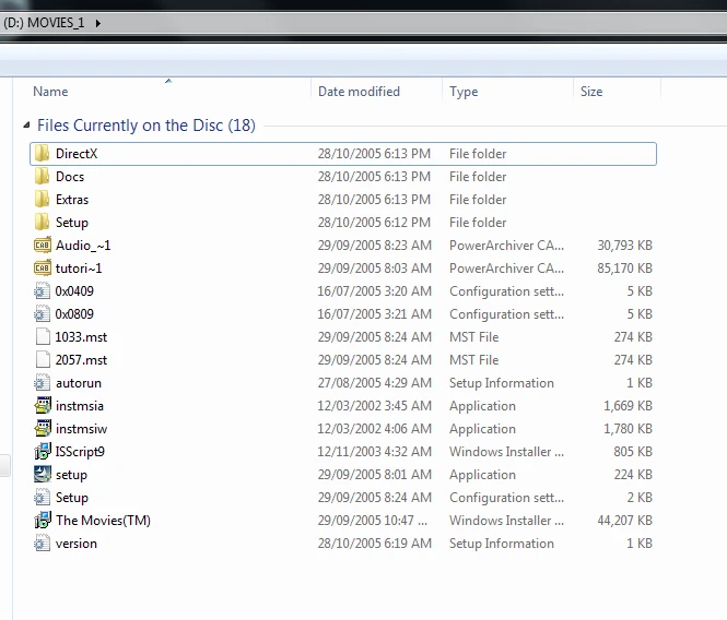 The Movies review code - Lionhead Studios Pre-release version 2005 - Image 4 of 4